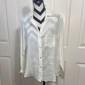 Fidelity Cream Casual Button Down Shirt